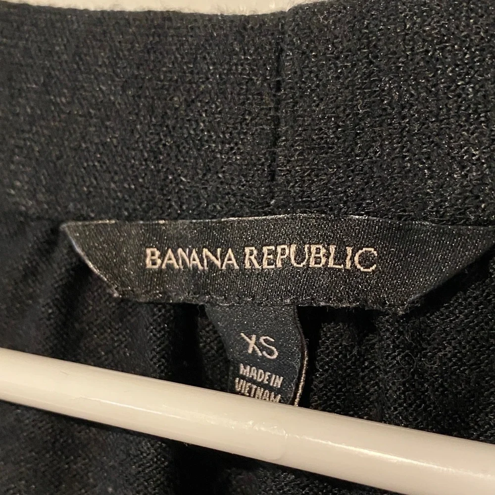 EUC Banana Republic Black Open Front Cardigan XS - Picture 4 of 5